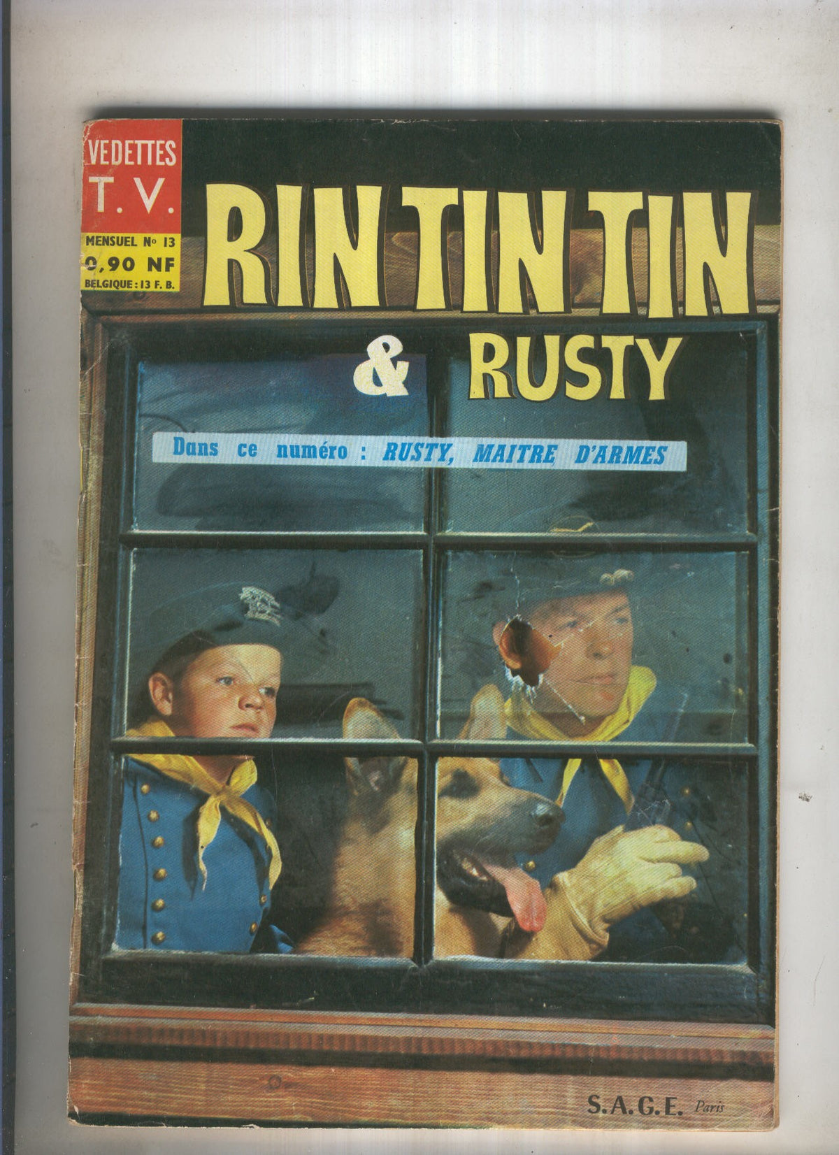 RIN TIN TIN ET RUSTY Numero 013: Rusty maitre darmes