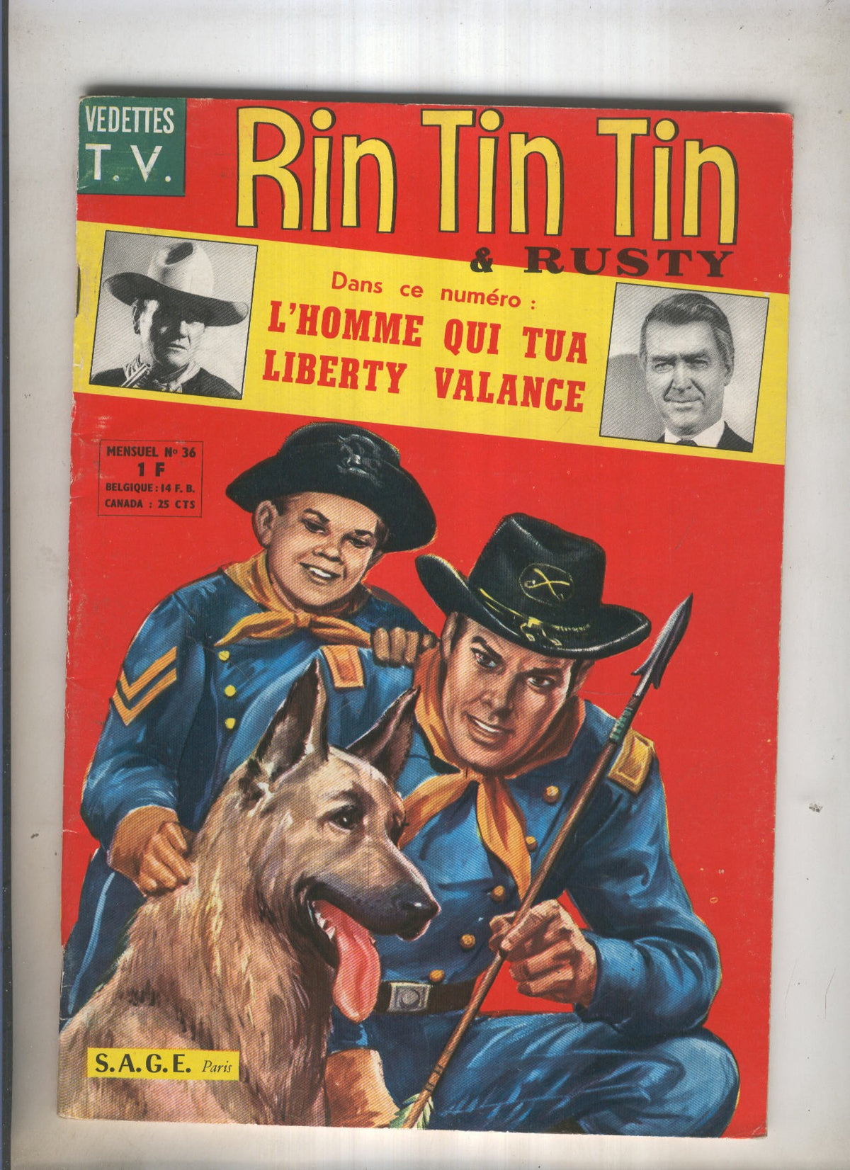 RIN TIN TIN ET RUSTY Numero 036: Le cimetiere Indien