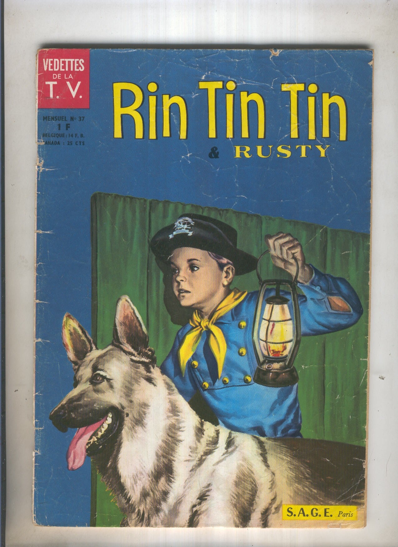 RIN TIN TIN ET RUSTY Numero 037: Lattaque de minuit