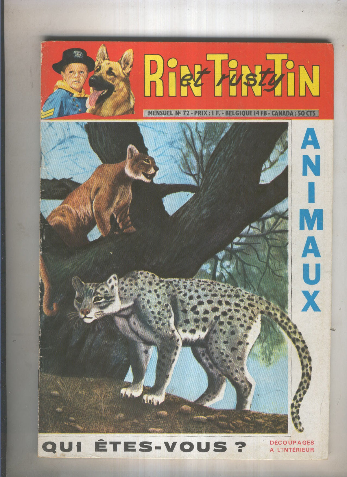 RIN TIN TIN ET RUSTY Numero 072: Le deseteur