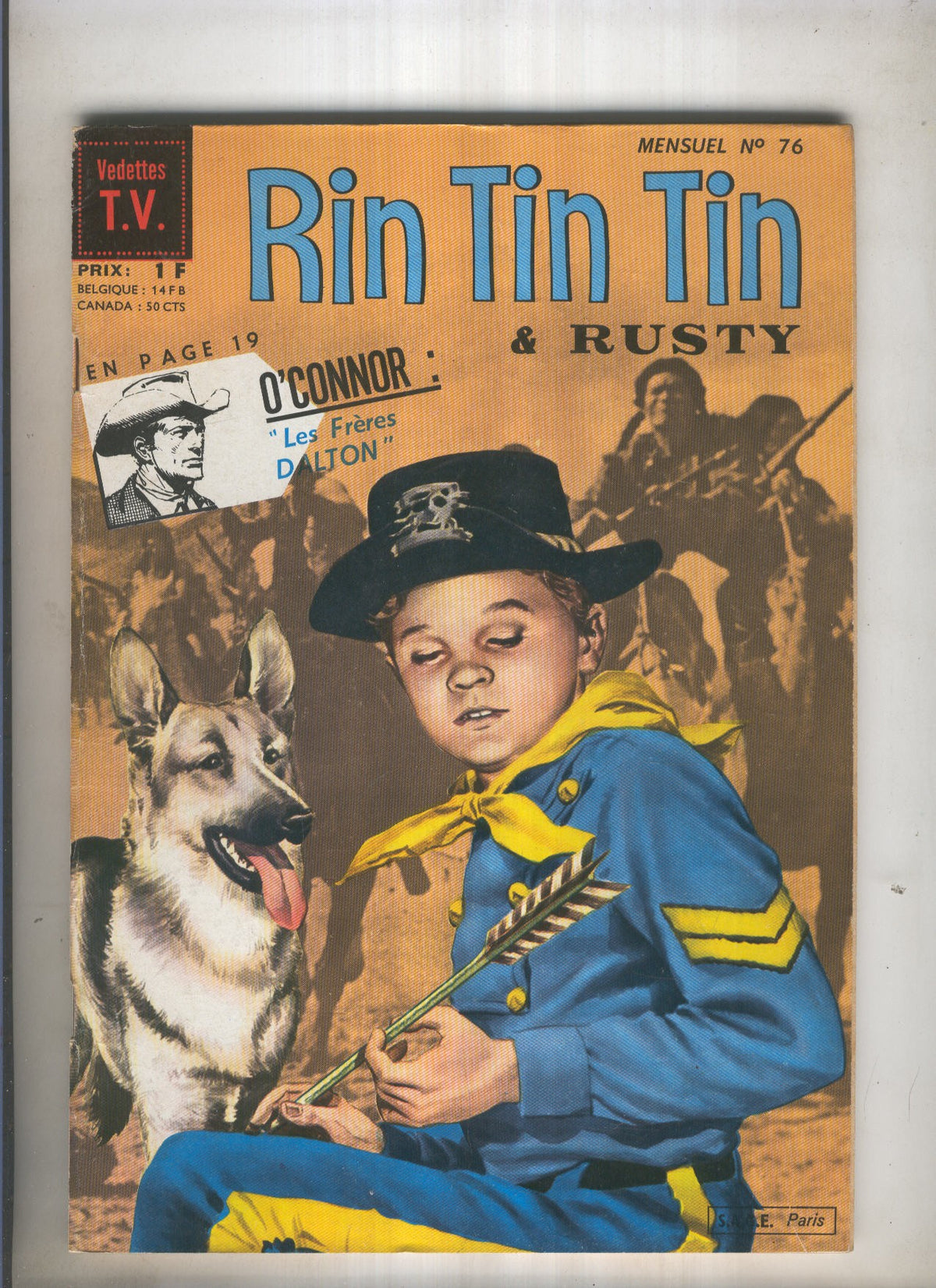 RIN TIN TIN ET RUSTY Numero 076: Lenigme du chariot mine