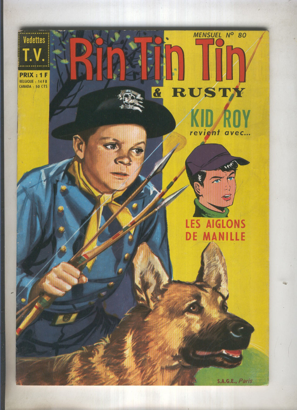 RIN TIN TIN ET RUSTY Numero 080: Le fils du general Don Diegue