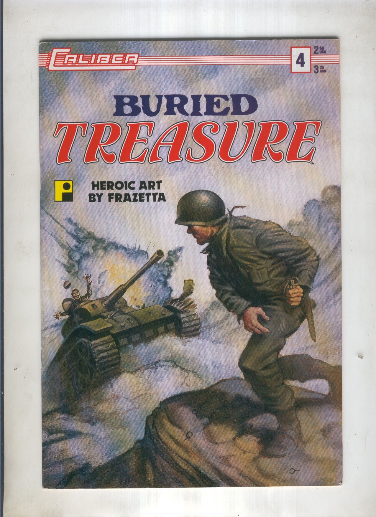 BURIED TREASURE HEROIC ART by FRAZETTA