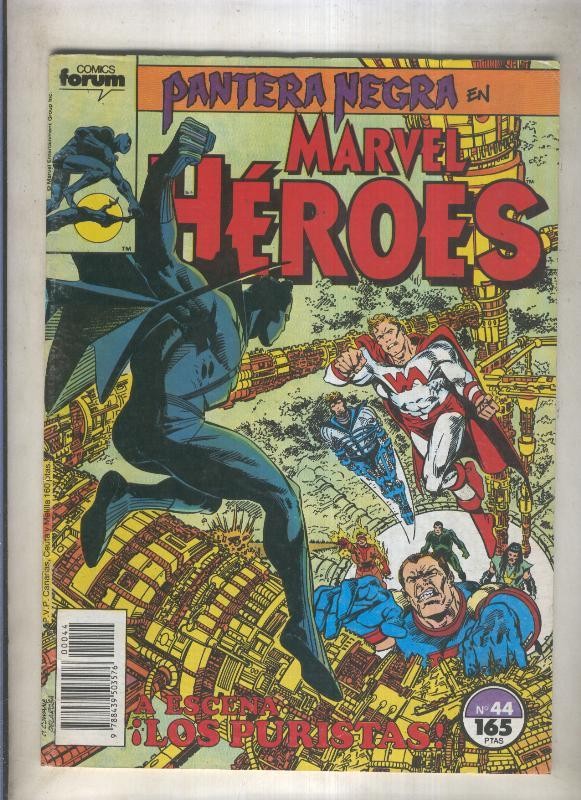 Marvel Heroes numero 44: Pantera Negra (numerado 2 en trasera)