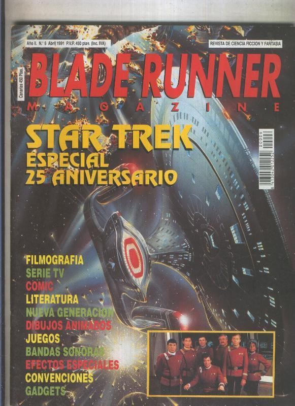 Blade Runner Magazine numero 06: especial 25 aniversario Star Trek