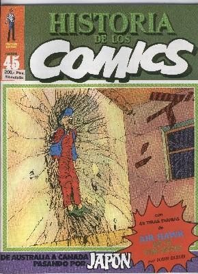 Historia de los comics numero 45: De Australia al Canada (48 tiras diarias de Air Hawk),  ficha articulo sobre 