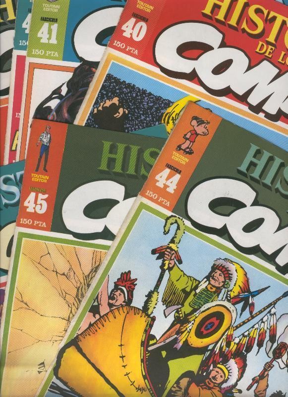 Historia de los Comics: juego 48 portadas fasciculos (SOLO LAS CUBIERTAS)