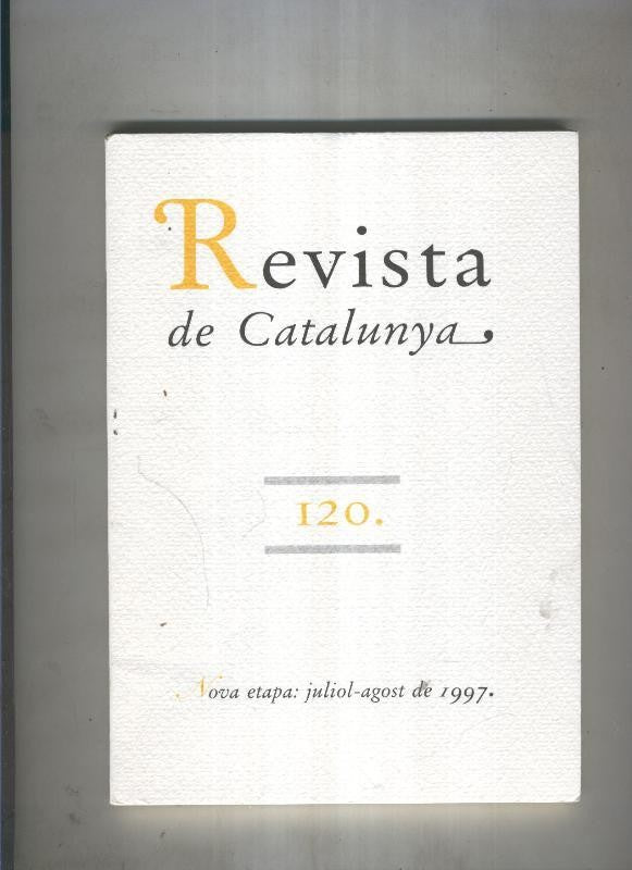 Revista de catalunya numero 120