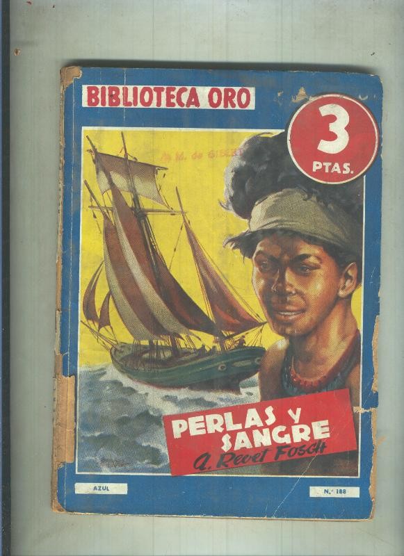 Biblioteca Oro serie Azul numero 188: Perlas y sangre