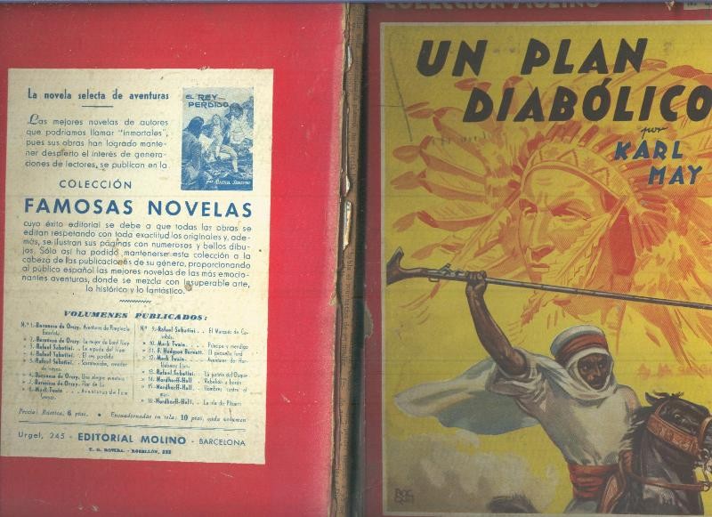 Coleccion Molino numero 025: Un plan diabolico (lomo estropeado)