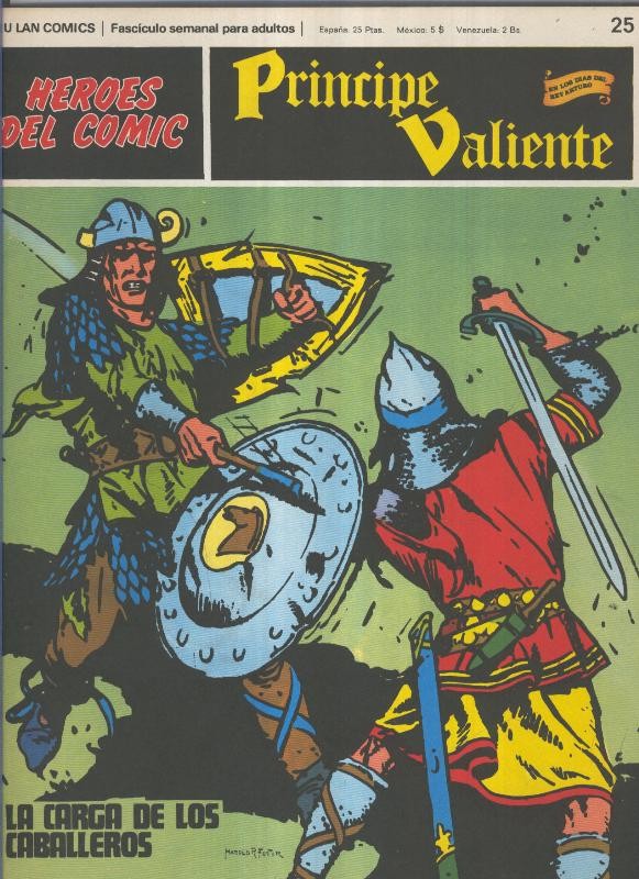 El Principe Valiente Numero 25: La carga de los caballeros