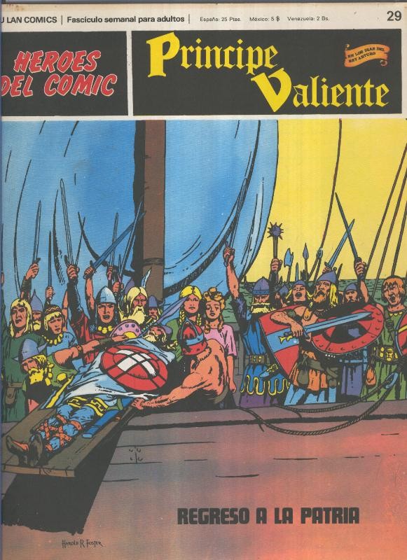 El Principe Valiente Numero 29: Regreso a la patria