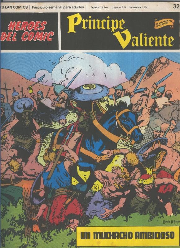 El Principe Valiente Numero 32: Un muchacho ambicioso ( numerado 01 en trasera)