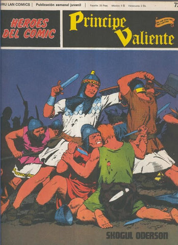 El Principe Valiente Numero 72: Skogul Oderson (numerado 01 en trasera)