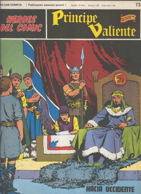 El Principe Valiente Numero 73: Hacia Occidente