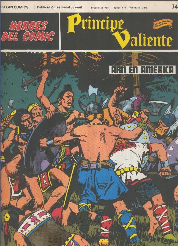 El Principe Valiente Numero 74: Arn en America