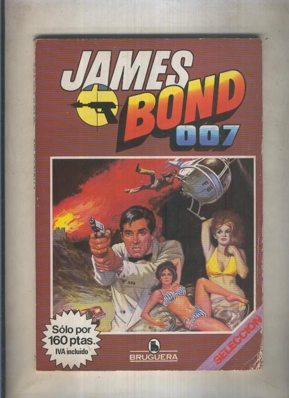 James Bond retapado con los numeros 1 al 3 (numerado 4 en interior cubierta)