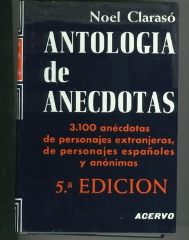 Antologia de anecdotas