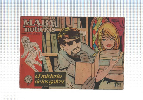 Mary Noticias numero 039: trasera foto artista Alain Delon