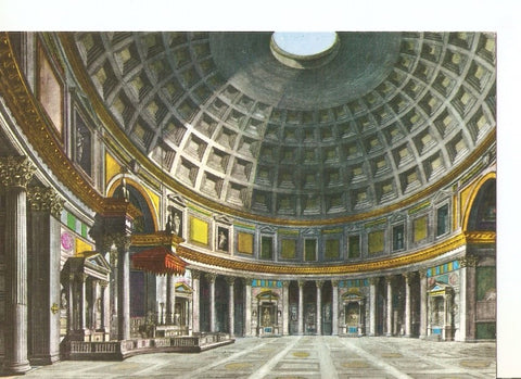 Postal 032673 : Roma Interior of the Pantheon