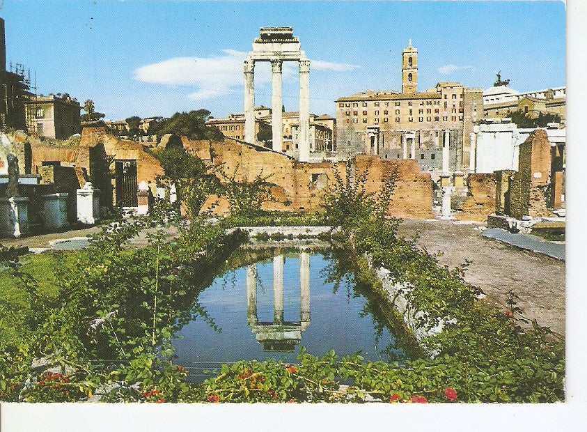 Postal 032678 : Roma. Roman Forum - Temple of Castor and Pollux and Capitolinum Palace