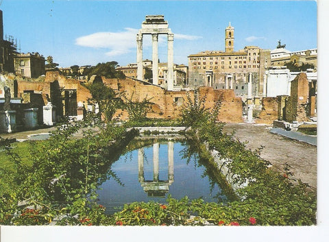Postal 032678 : Roma. Roman Forum - Temple of Castor and Pollux and Capitolinum Palace