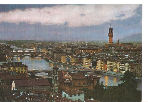 Postal 032694 : Firenze View of the Bridges