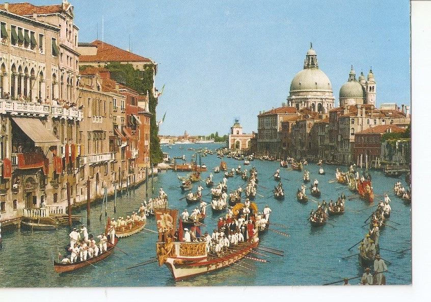 Postal 032695 : Venezia. Historical Regatta on Grand Canal