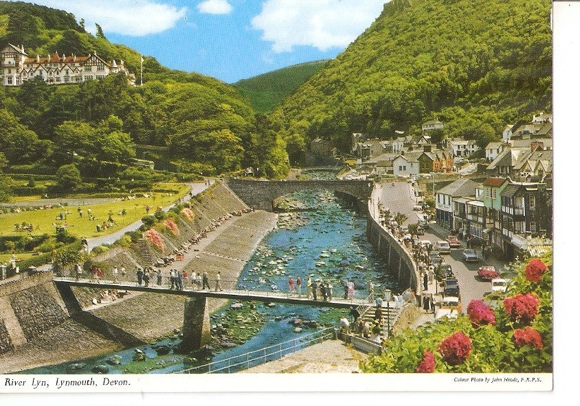 Postal 032703 : River Lyn Lynmouth Devon