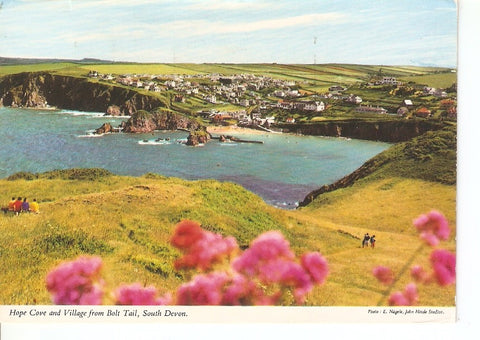 Postal 032704 : Hope Cove and Village from Bolt Tail South Devon