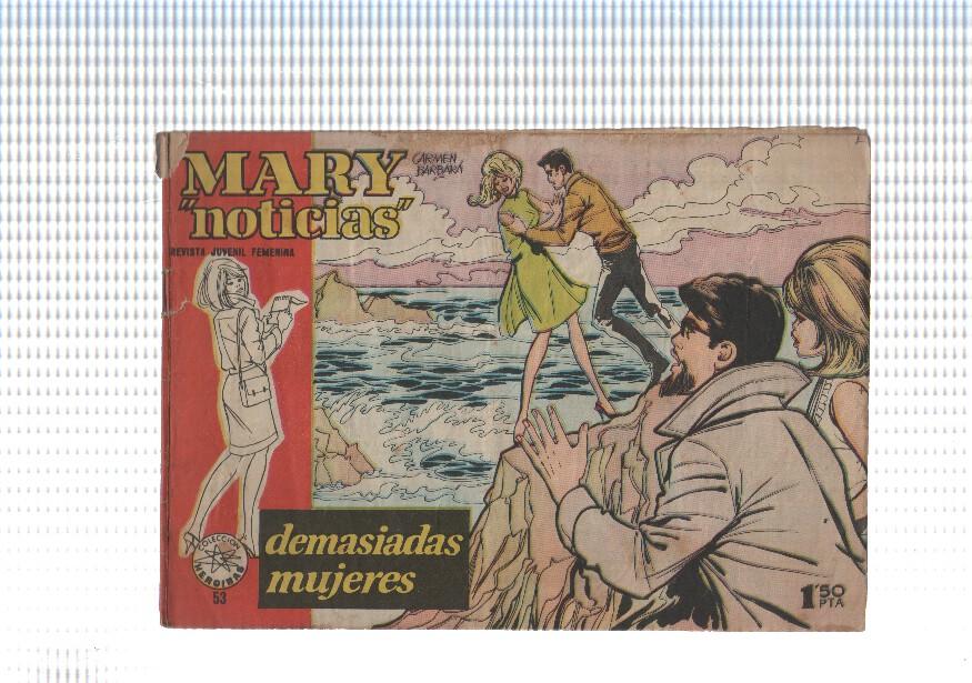 Mary Noticias numero 053: trasera foto artista Hardy Kruger (leve roto angulo superior cubierta)