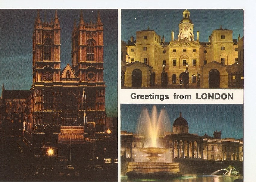 Postal 032717 : Greetings from London