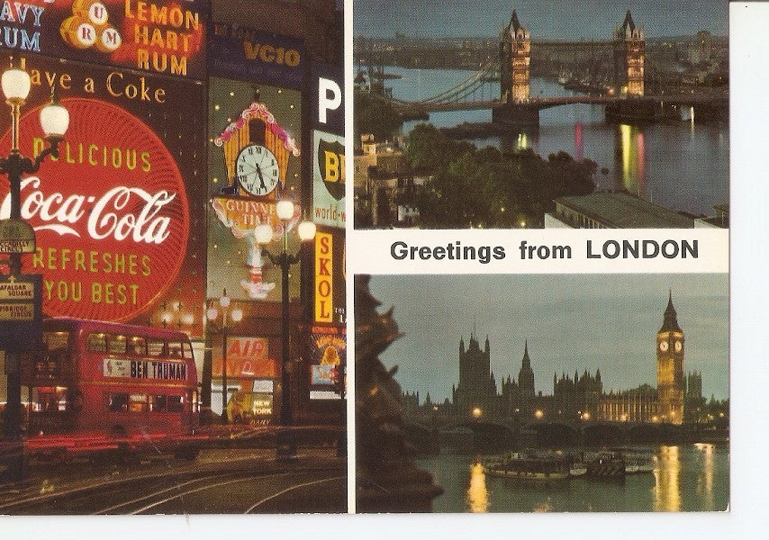 Postal 032718 : Greetings from London