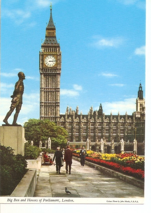 Postal 032720 : Big Ben and Houses of Parliament London
