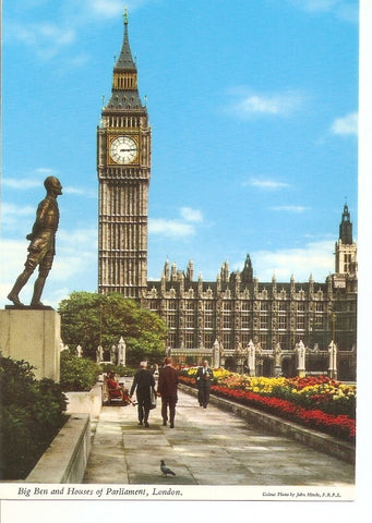 Postal 032720 : Big Ben and Houses of Parliament London