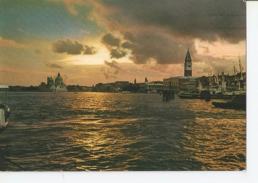 Postal 032793 : Venezia. Sun-set - S. Marco Basin