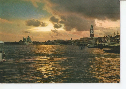 Postal 032793 : Venezia. Sun-set - S. Marco Basin