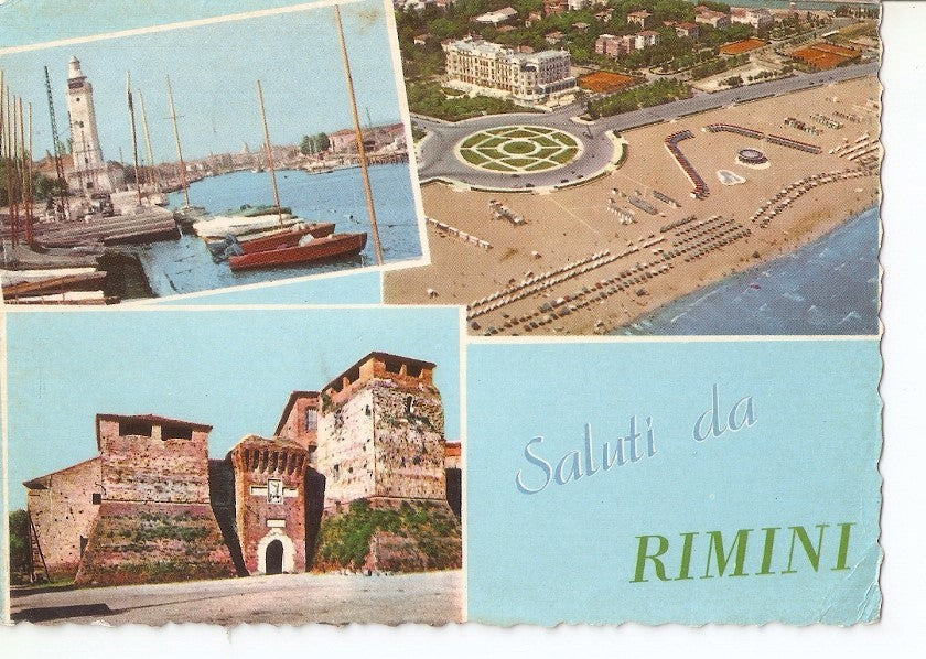 Postal 032799 : Un Bonjour de Rimini