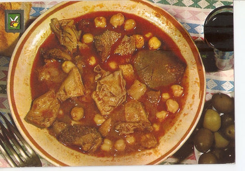 Postal 032814 : Platos tipicos. Callos a la Andaluza