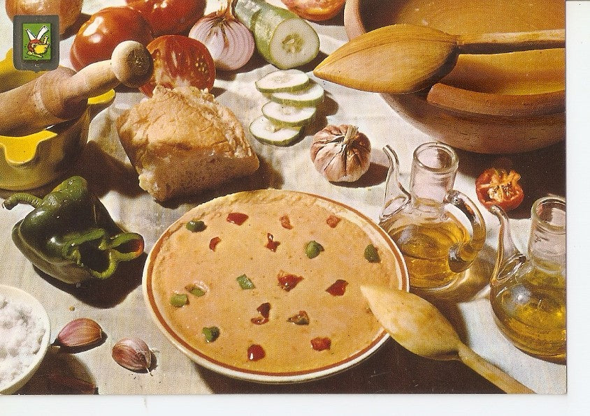Postal 032820 : Platos tipicos. Gazpacho andaluz