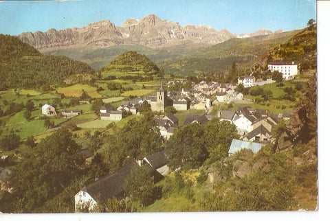 Postal 032844 : Panticosa (Valle de Tena). Vista general y Peña Telera al fondo