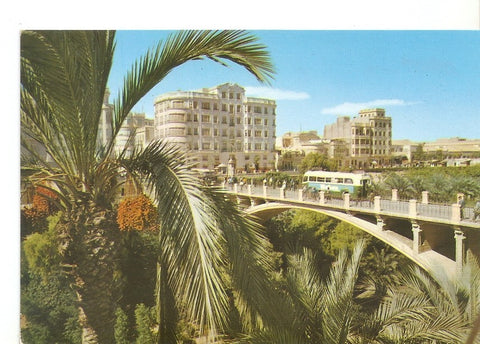 Postal 032848 : Elche. Puente y paisaje