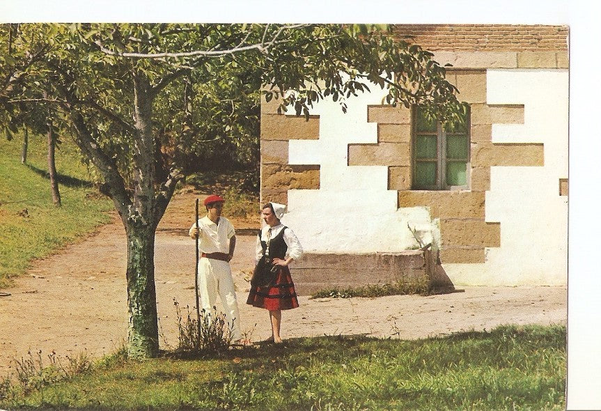 Postal 032867 : Folklore Vasco. Pareja tipica