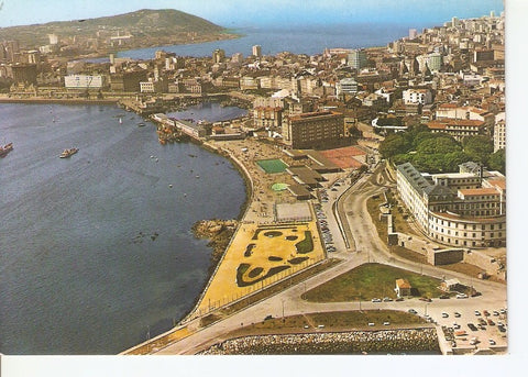 Postal 032872 : Hotel Finisterra y Complejo Deportivo. Piscinas Tenis Gimnasios Saunas Relax. La Coruña
