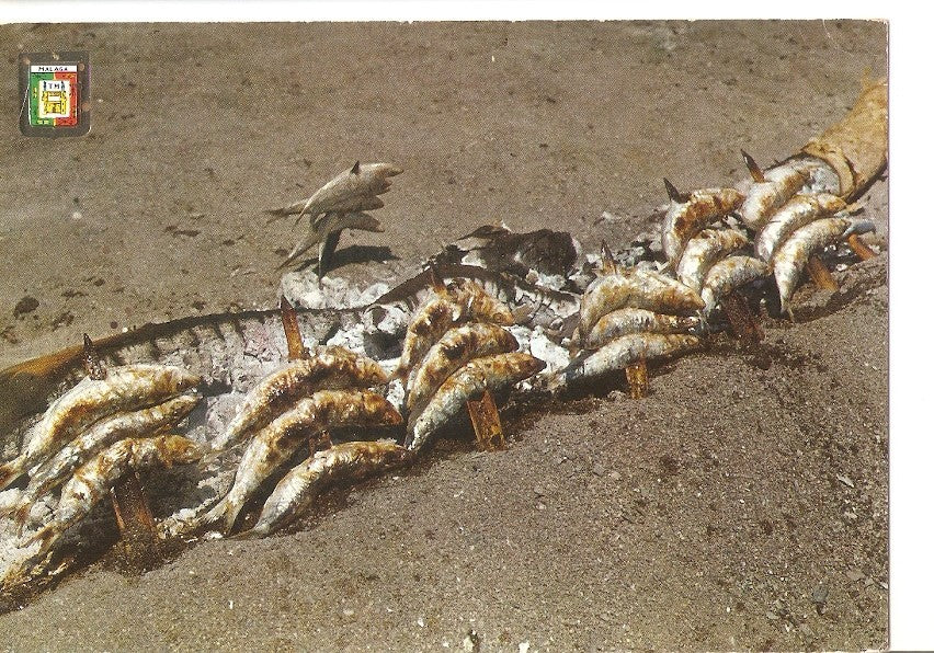 Postal 032879 : Malaga (Costa del Sol). Platos tipicos