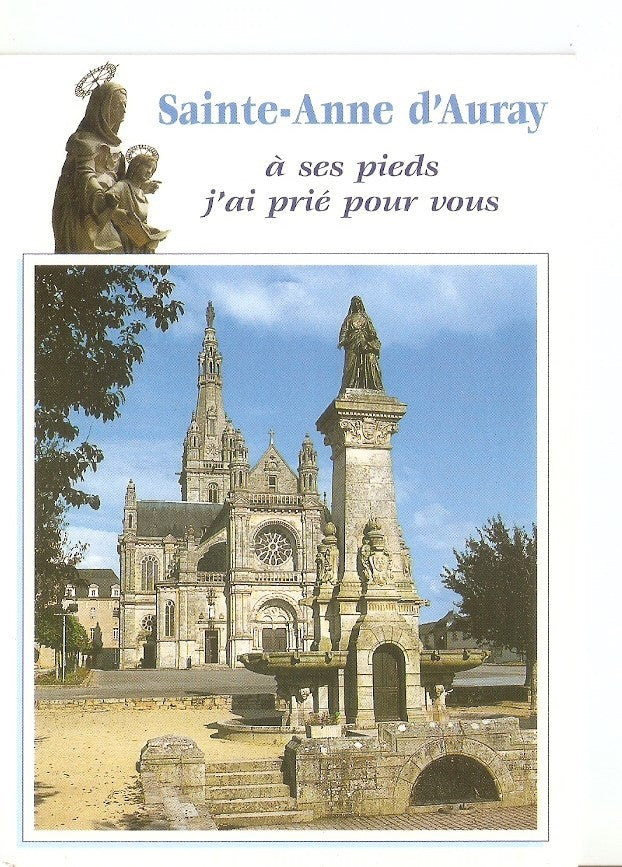 Postal 032908 : Sainte-Anne dAuray (Morbihan). La fontaine et la basilique