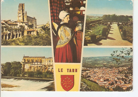 Postal 032914 : En Parcourant le Tarn. Albi - Languedocienne - Castres. Gaillac Mazamet. Francia