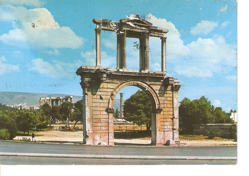 Postal 032917 : Athenes. La Porte dAdrien. Greece