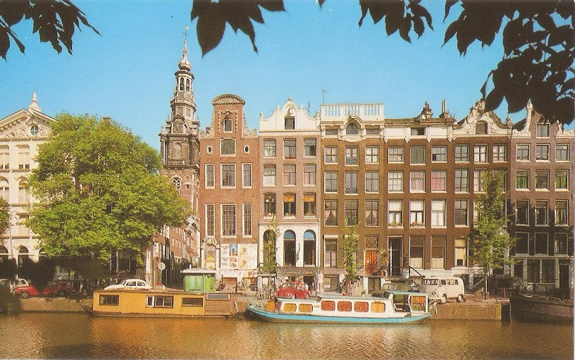 Postal 032924 : Kloveniersburgwal met Zuiderkerk anno 1614 Amsterdam Holland