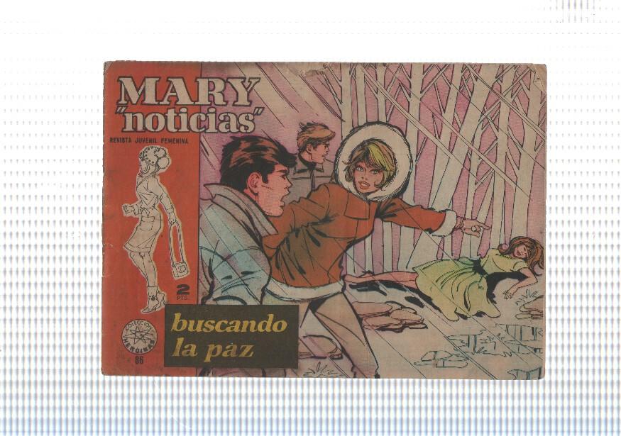 Mary Noticias numero 086: trasera foto artista Catherine Spaak